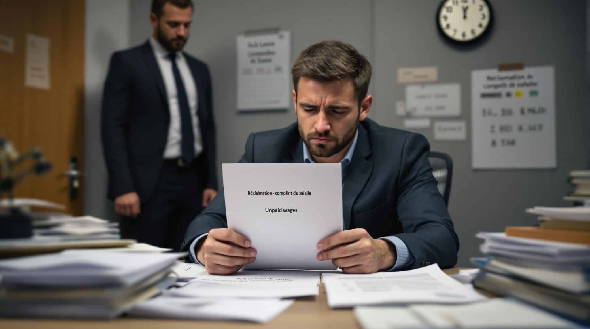 Comment réagir face à un complément de salaire non payé en cas d'arrêt maladie ?