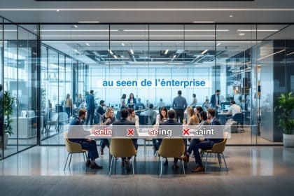 Comprendre et utiliser correctement l'expression "au sein de l'entreprise"