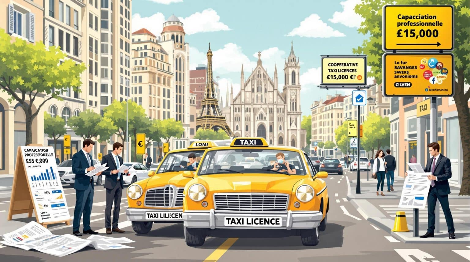 Le marché des licences de taxi en France : coûts actuels et stratégies d'acquisition en 2023