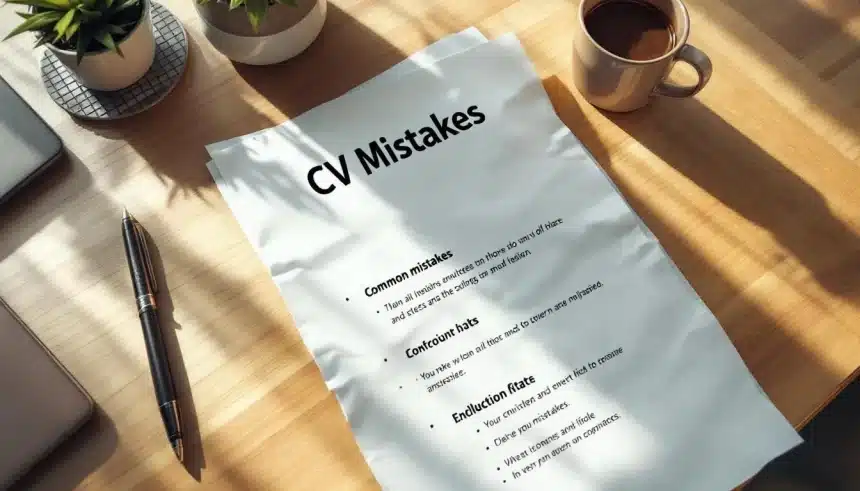 Erreurs CV étudiant