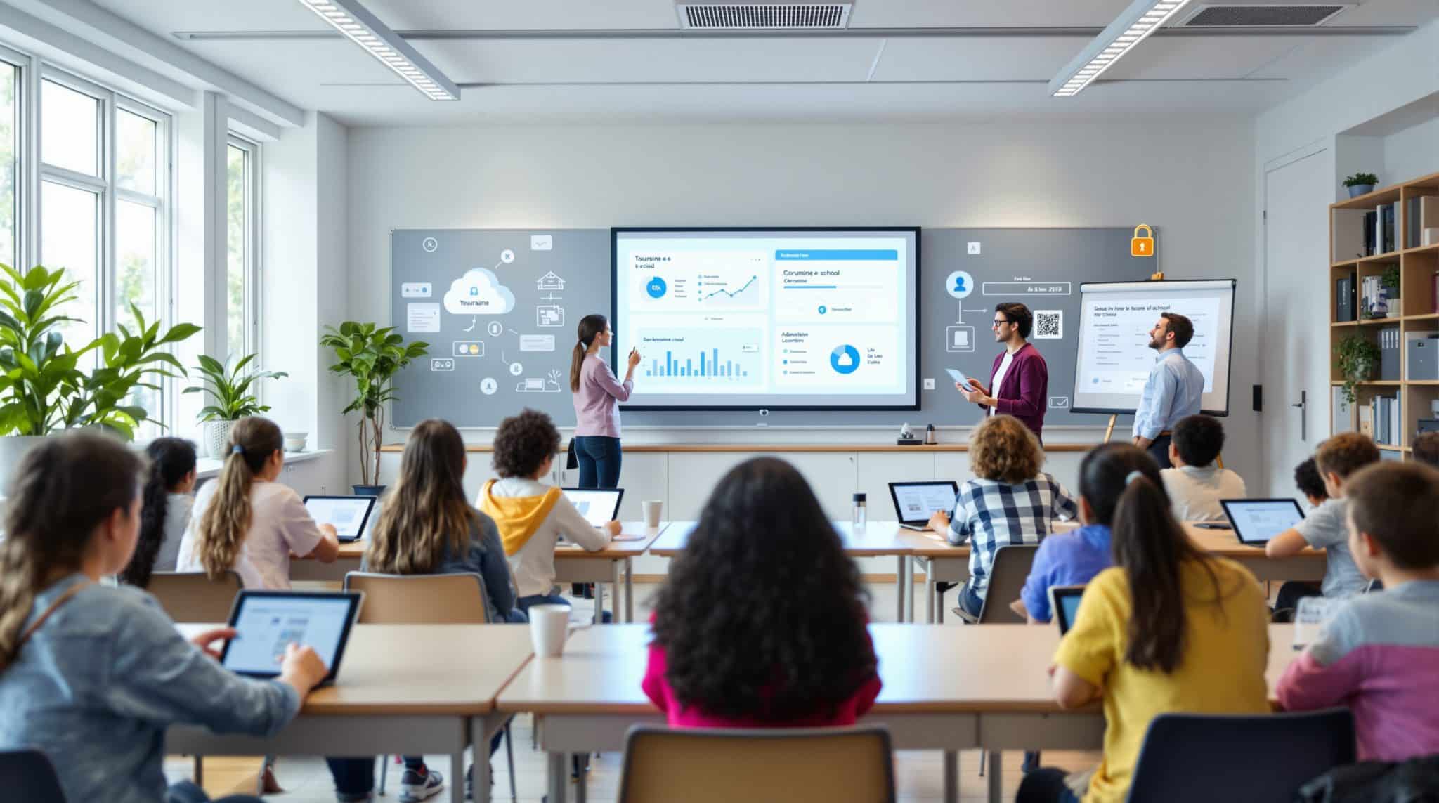 Guide pratique pour activer et se connecter à la Touraine e-School avec l'aide du conseil départemental d'Indre-et-Loire