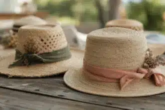 Chapeaux de paille personnalisés