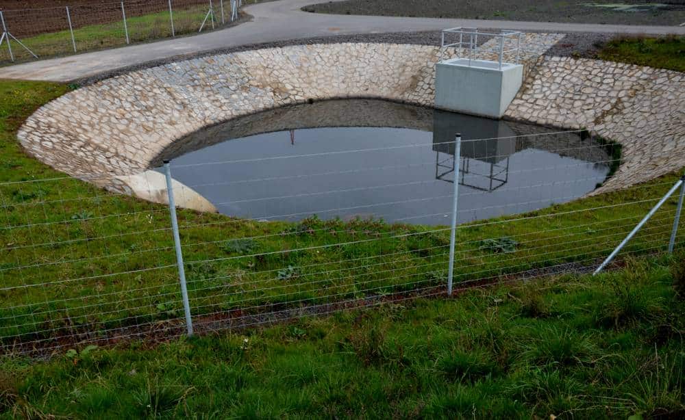 rétention de l'eau campagne